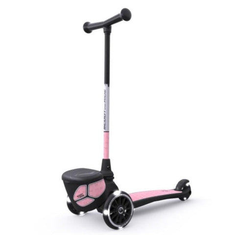 Scoot and Ride Step Highwaykick 2 with luminous wheels | Rose