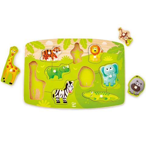Hape Wooden Inlay Puzzle | Jungle