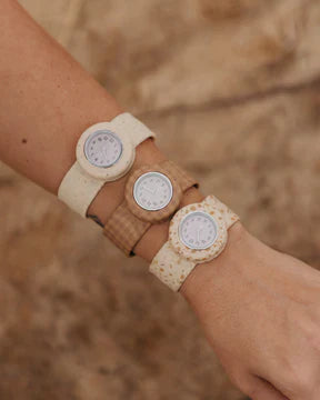 Mrs. Ertha New Strapies Watch | Speckled Nude