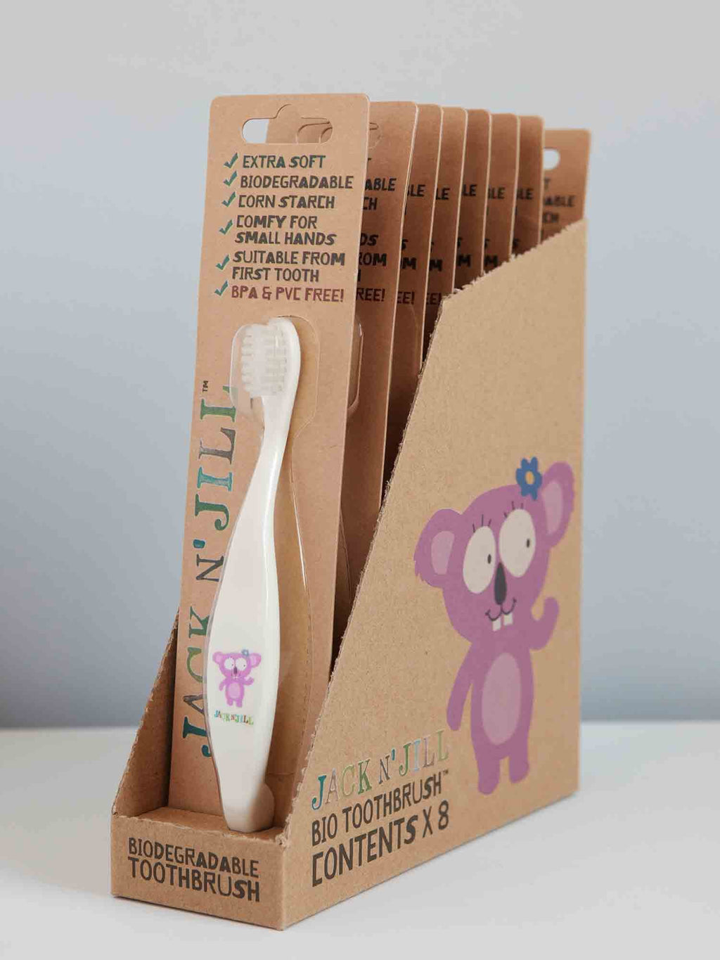 Jack N 'Jill Organic Toothbrush - Koala