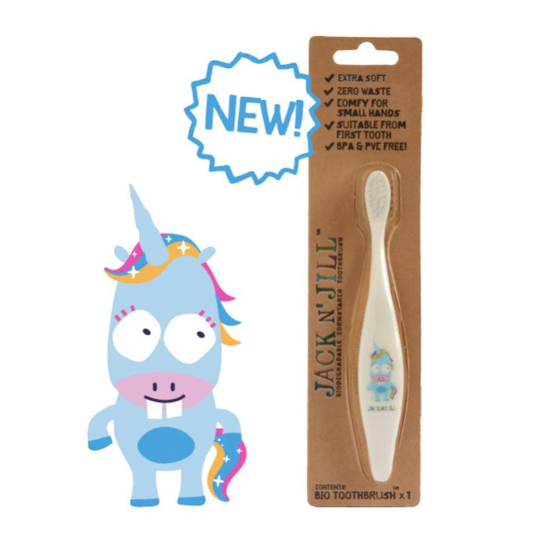 Jack N 'Jill Organic Toothbrush - Unicorn