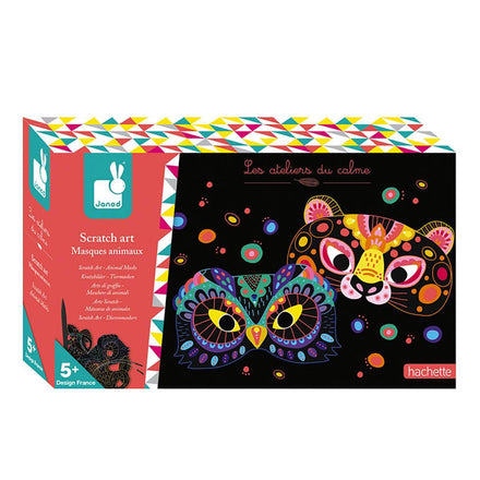 Janod Scratch Art Feestmaskers