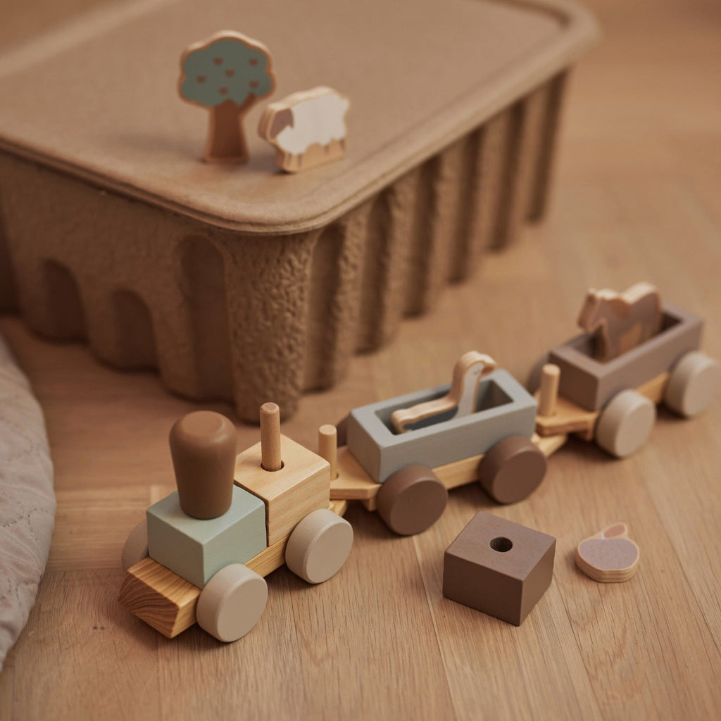 Jollein Wooden Toy Train | Farm