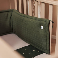 Jollein Play Pen/ Bed Bumper 35x180cm | Pure Knit Leaf Green