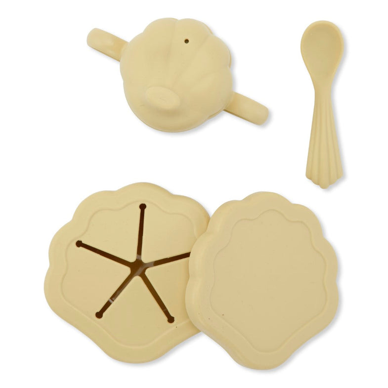 Konges Sløjd Silicone Dining Set Baby Clam | Soleil