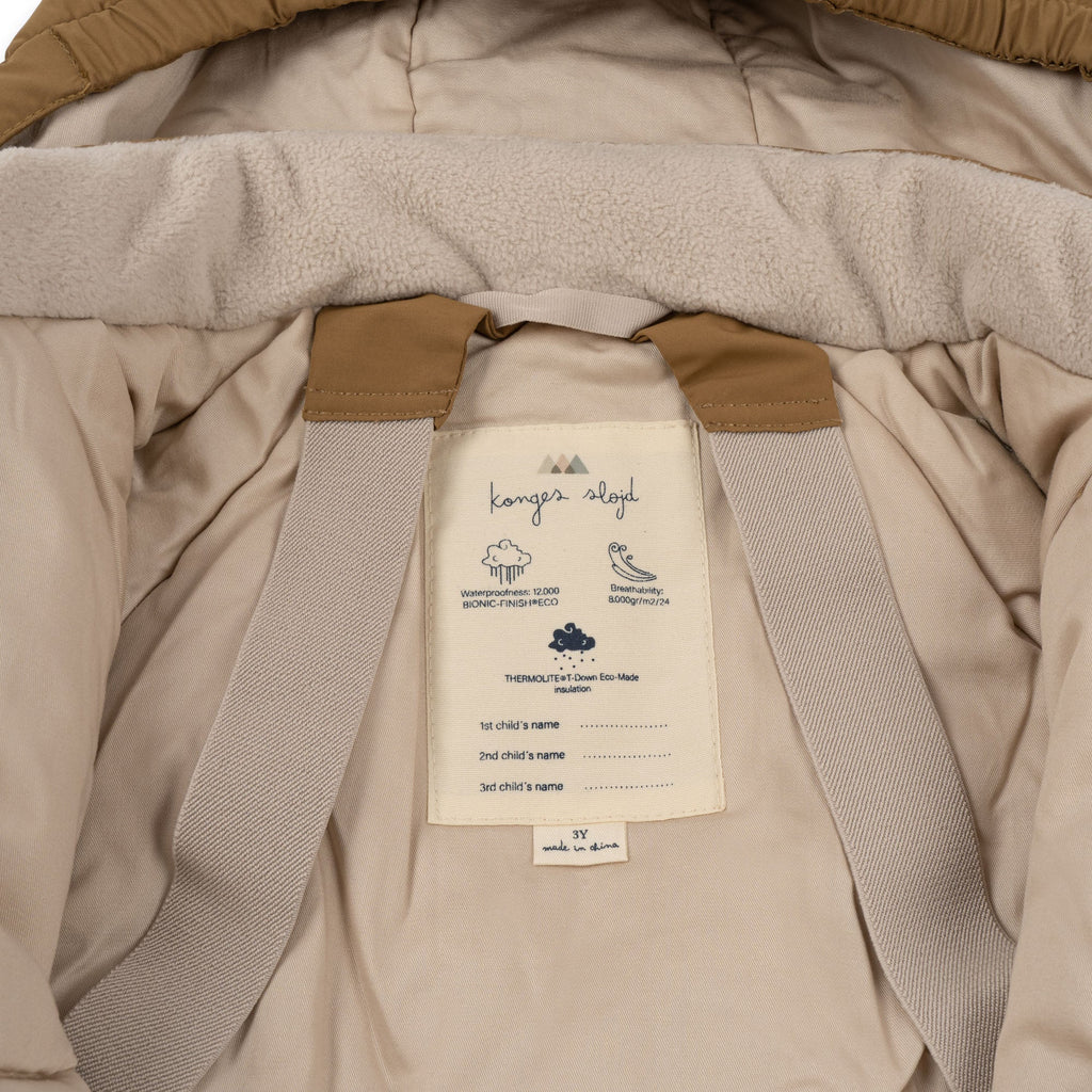 Konges Sløjd Nohr Pu Snowsuit | Leather Brown