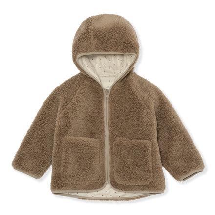 Konges Sløjd Grizz Teddy Cardigan | Dark Brown