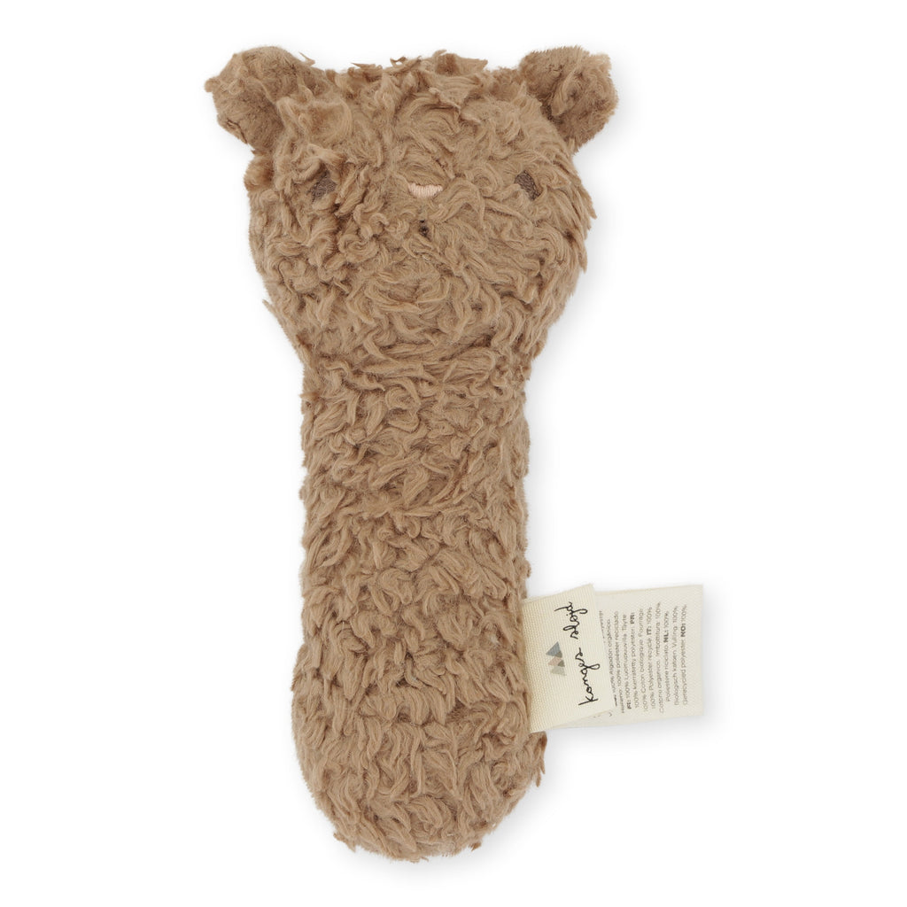 Konges Sløjd Petit Hand Rattle Terry Animals | Bear