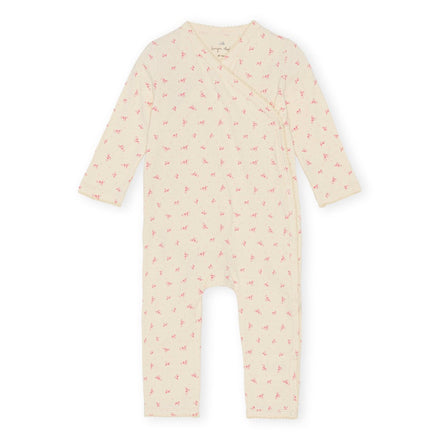 Konges Sløjd Basic Newborn Onesie | Fuchsia petales