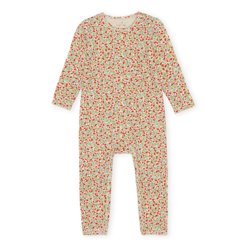 Konges Sløjd Basic Onesie Overlag Playsuit | Carnations