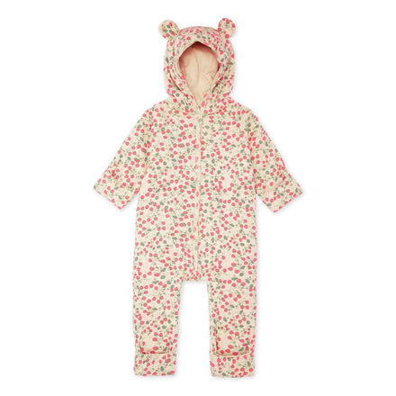 Konges Sløjd Classic Onesie With Hood | Strawberry Fields