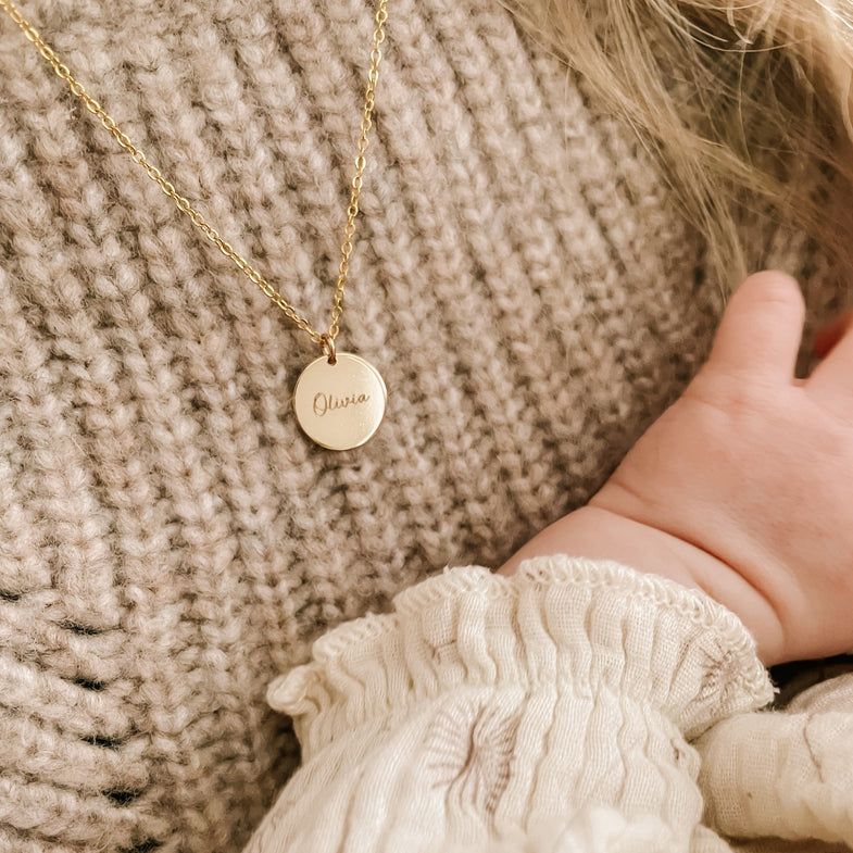 Hanne Detail Personalized necklace | Adult Circle