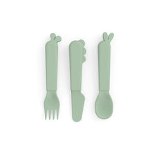 Done by Deer Kiddish Cutlery set | Deer Friends Green