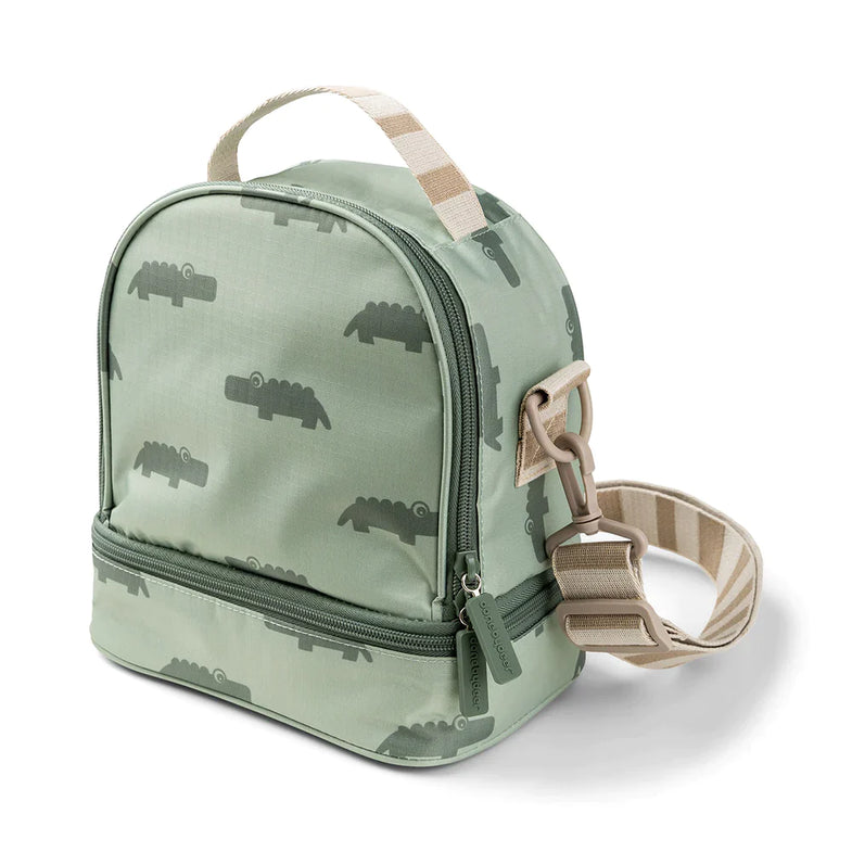 Done by Deer Thermal lunch bag | Croco Green