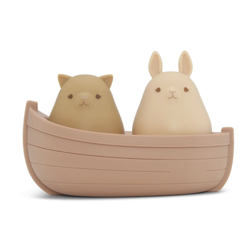 Konges Sløjd Silicone Bath Play Boat | Blush