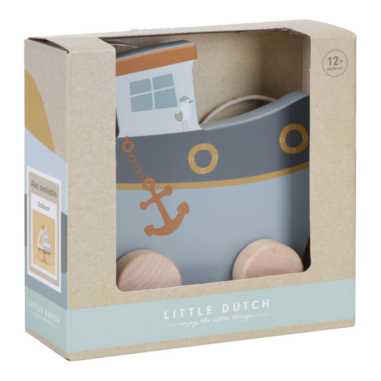 Little Dutch Boat Pull Toy | Sailors Bay