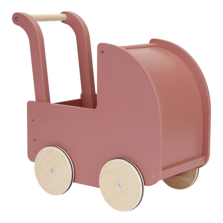 Little Dutch Doll Buggy With Bed Set Wood Pink