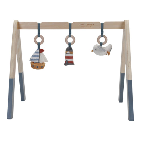 Little dutch wooden baby gym with toys - Sailors Bay