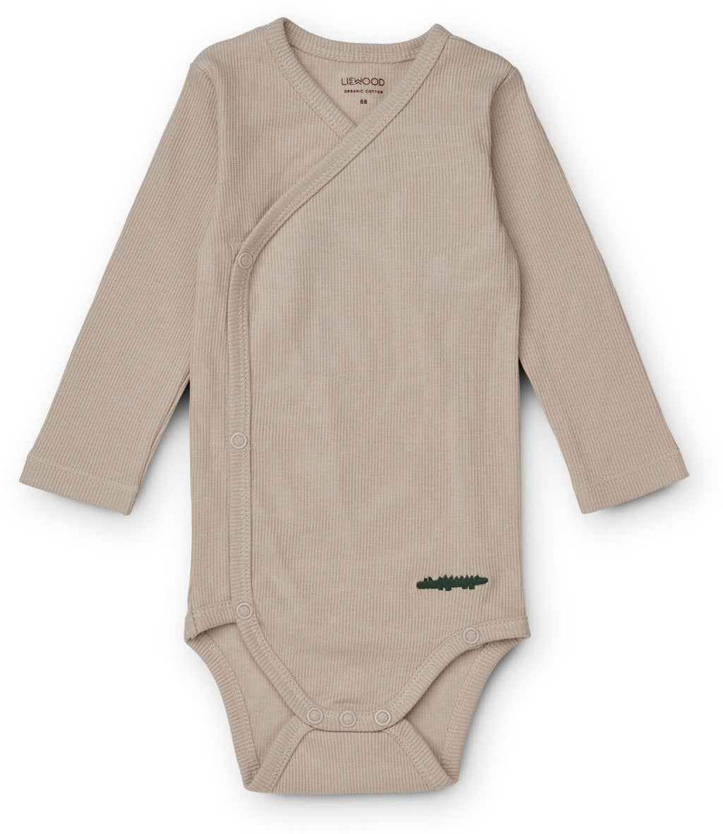 Liewood Hali Body Longsleeve 2-pack | Safari Sandy Mix