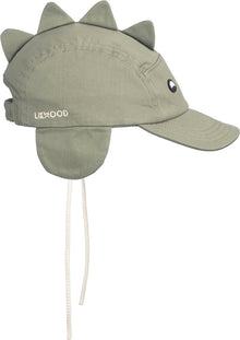 Liewood Baby Cap | Dino Faune Green