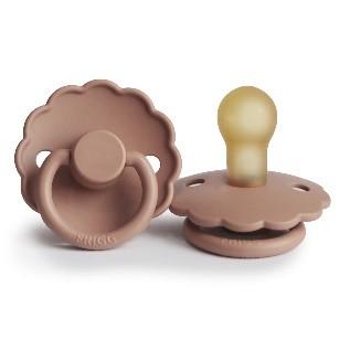 Frigg Daisy Latex Pacifier 0-6m | Rose Gold