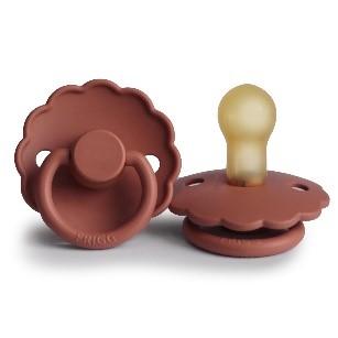 Frigg Daisy Latex Pacifier 6 + M | Baked Clay