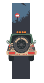 Jeune Premier Lunchbox Elastic | Jungle Jeep
