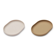 Liewood Anita Plate 2-Pack Plates | Sandy /Oat