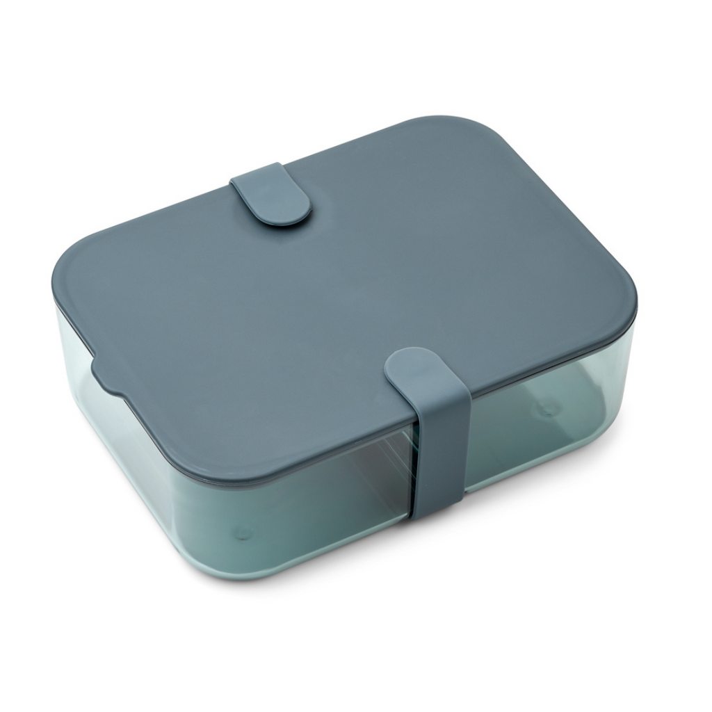 Liewood Carin Lunch Box | Whale Blue /Sea Blue