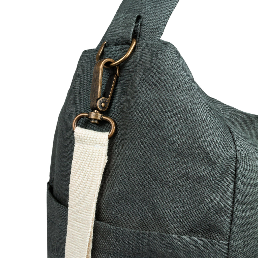 Nobodinoz Lin Français Stroller Bag Green Blue