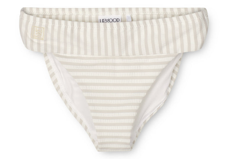 Liewood Lucette Seersucker Bikini | Stripes Crisp White /Sandy