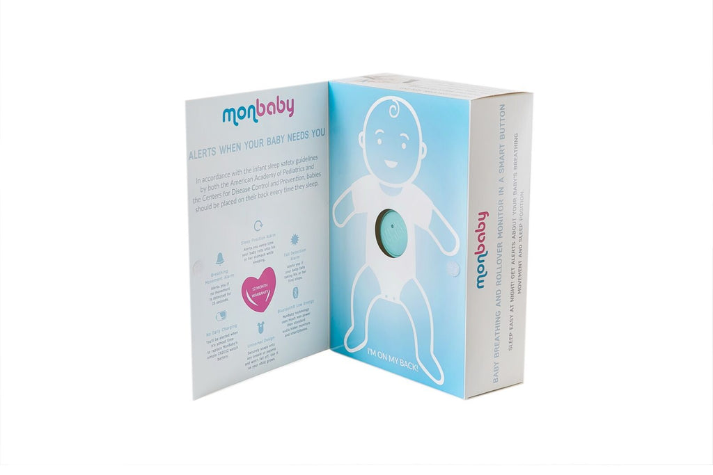 Monbaby Smartbutton babyfoon ademhalings- en positiesensor