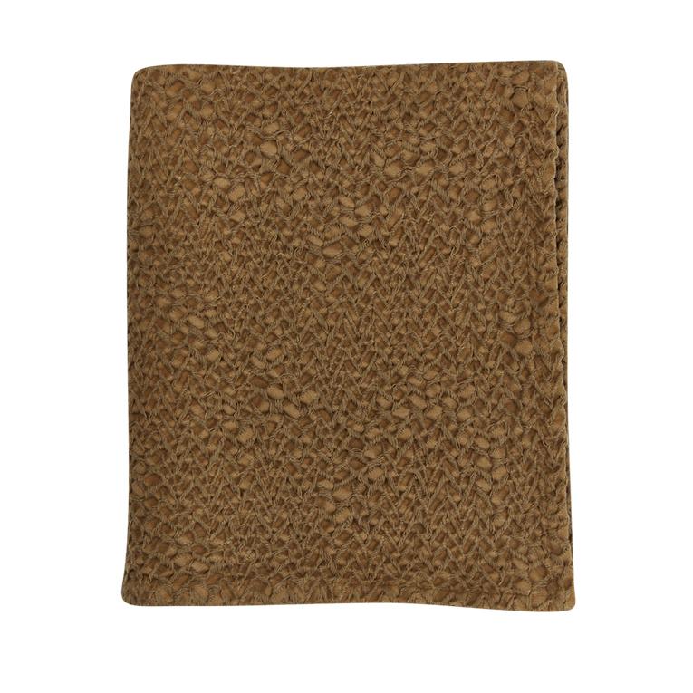 Mies & Co subtile Honeycomb blanket 110x140cm | Bronze fog