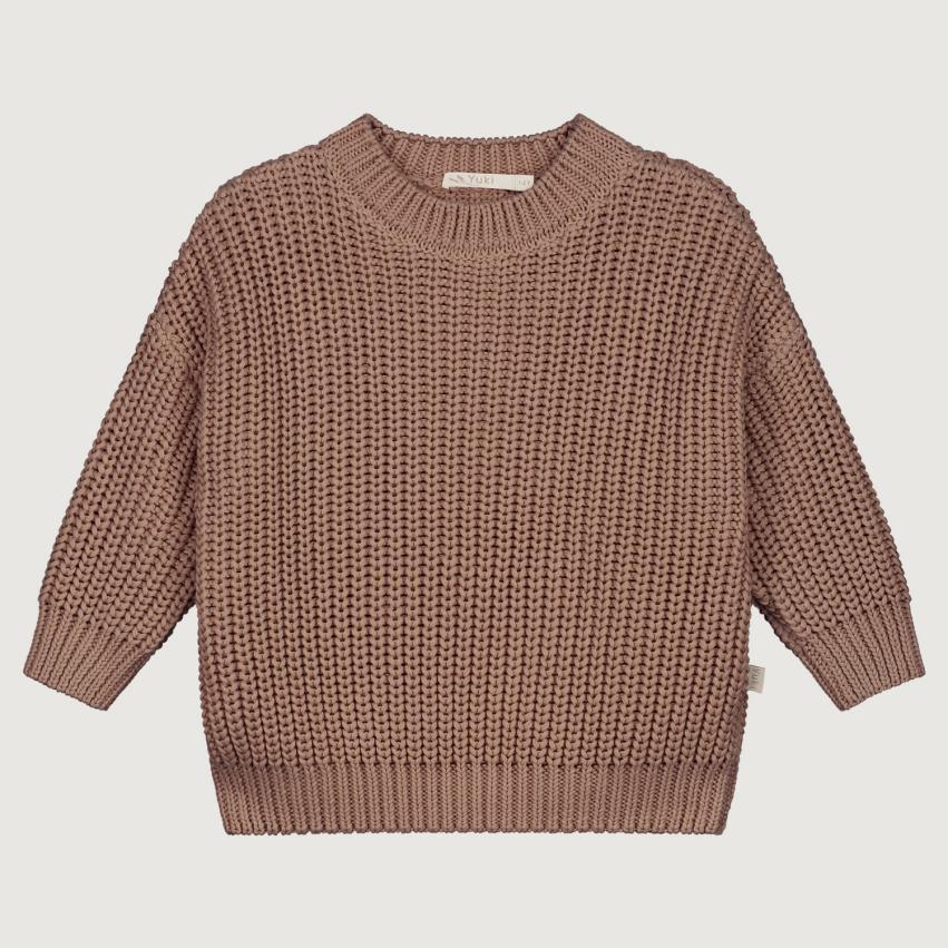 Yuki Chunky Knit Sweater | Fog