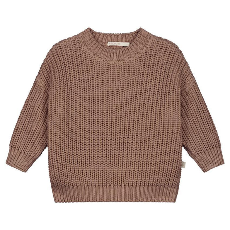 Yuki Chunky Knit Sweater | Fog