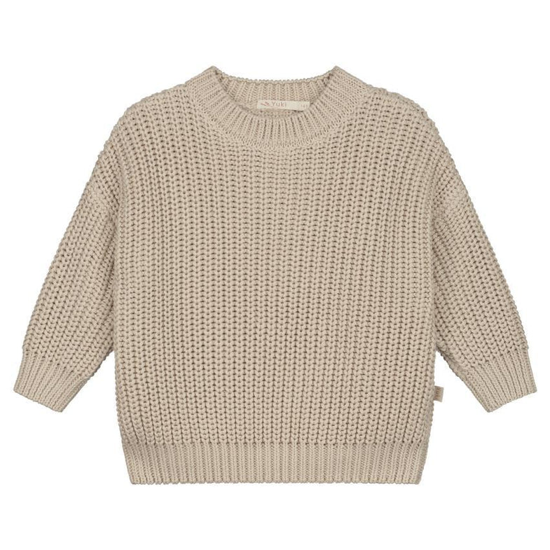 Yuki Chunky Knit Sweater | Moon