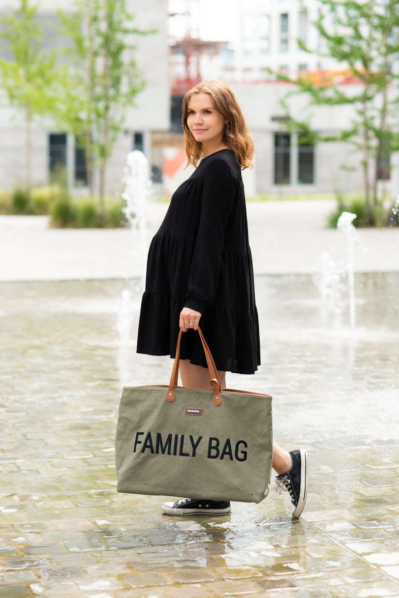 Childhome Weekendbag XL Family Bag | Canvas Khaki