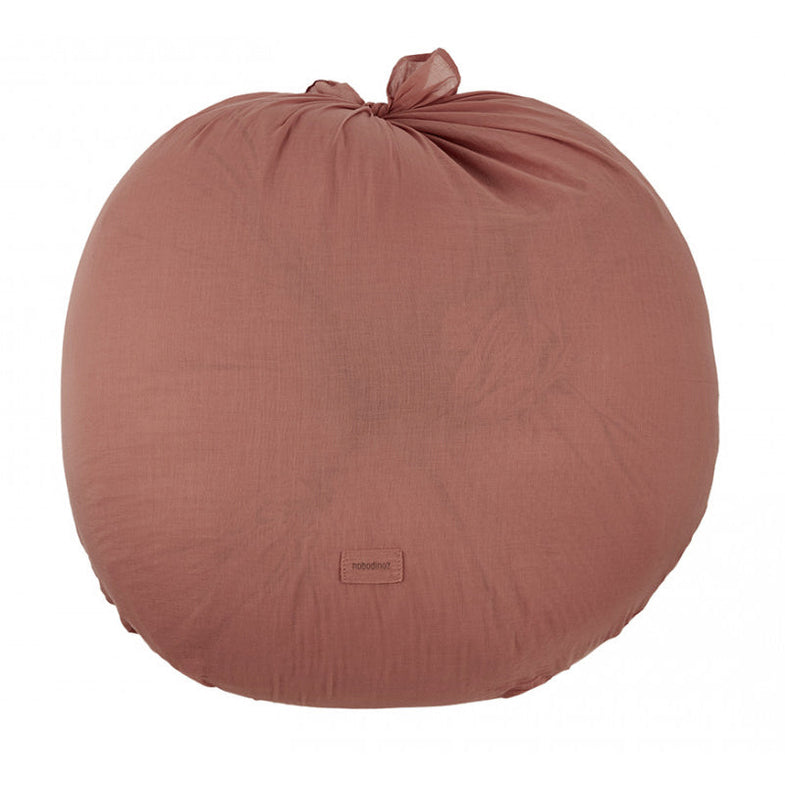 Nobodinoz Wabi Sabi breastfeeding cushion 225x35cm | Rosewood
