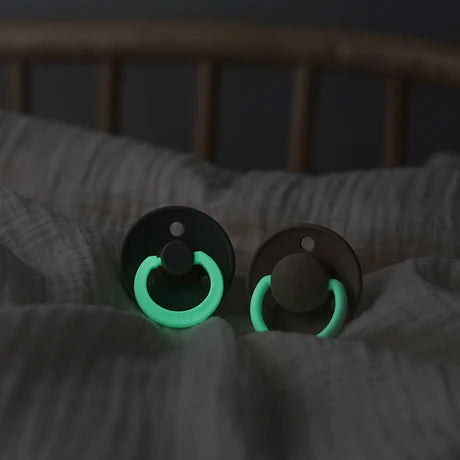 Bibs pacifier 0+m size 1 | Glow in the Dark Blush