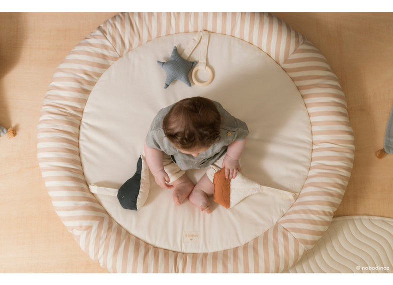 Nobodinoz Growing Green Baby Activity Nest Play carpet | Sea