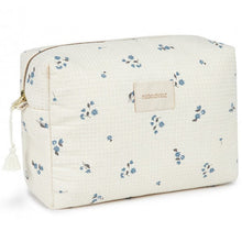 Nobodinoz Vanity Case toilet bag Diva Waterproof | Lily Blue