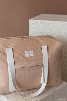 Nobodinoz Opera diaper bag Waterproof 100% organic cotton - Nude