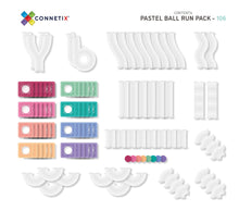 Connetix Tiles Pastel Ball Run Pack EU 106 Pieces