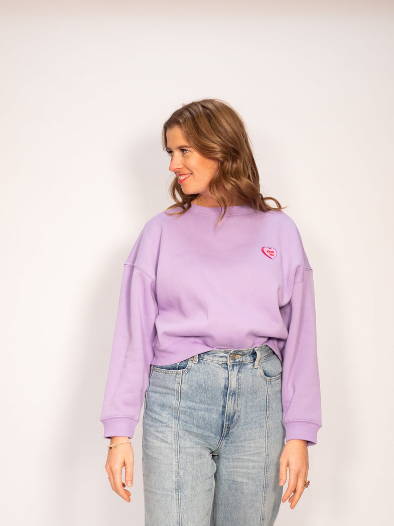 Elle and Rapha Sweater Amore Mio | Lavender