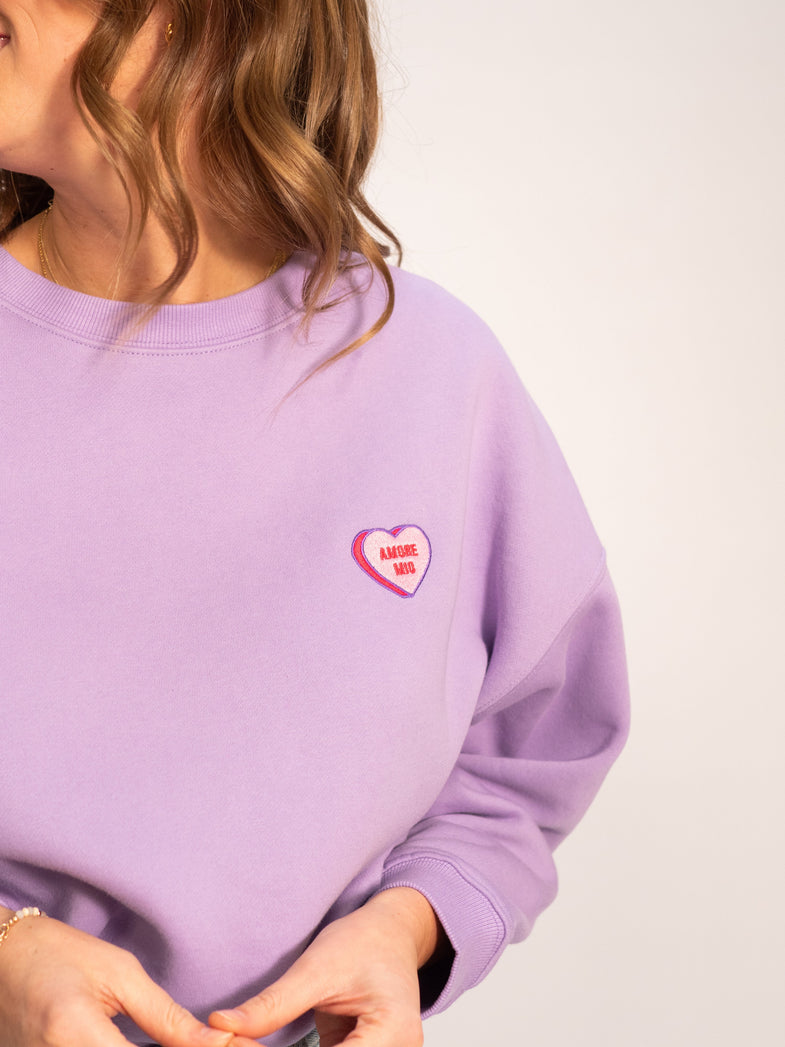 Elle and Rapha Sweater Amore Mio | Lavender