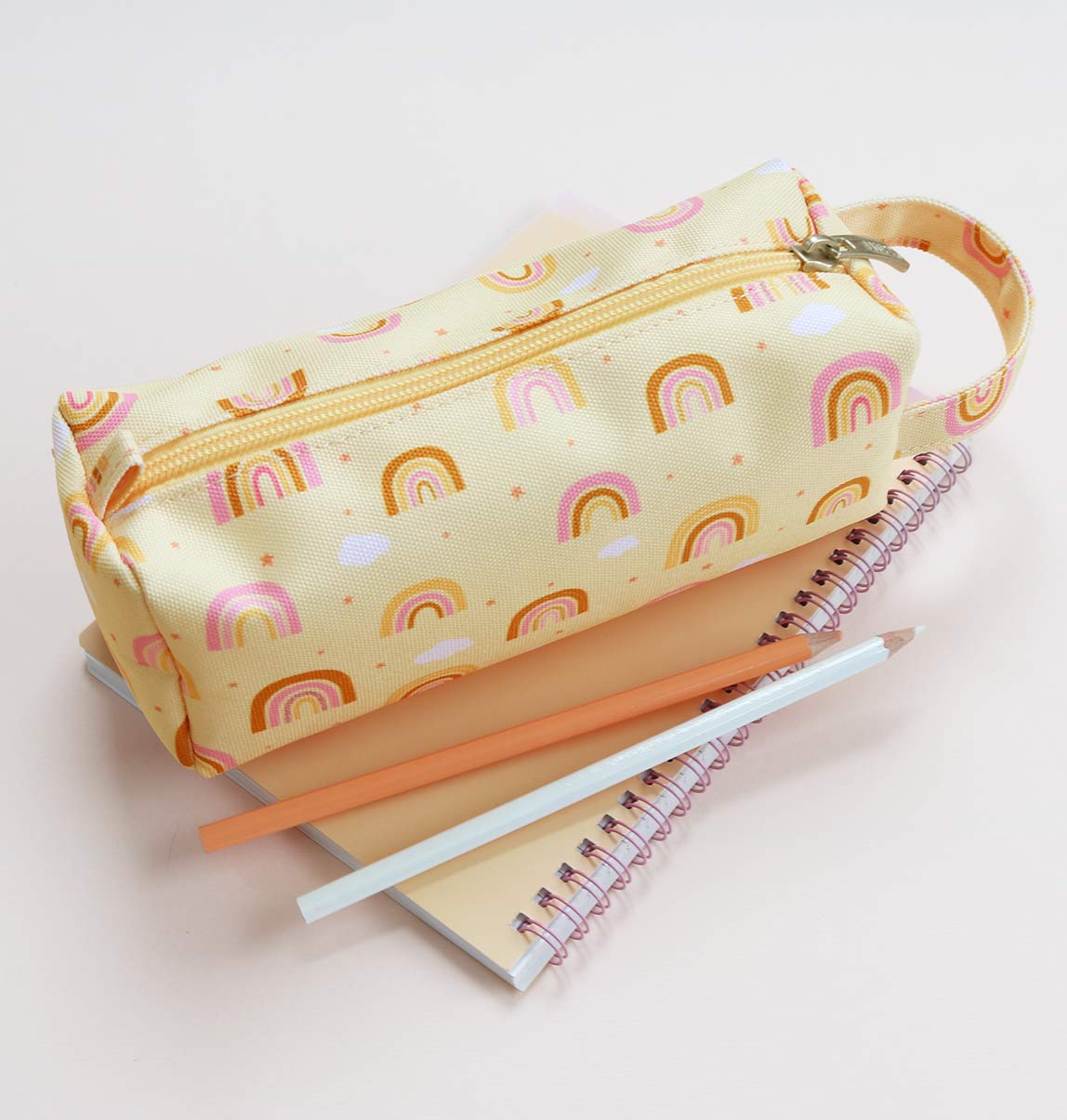 A Little Lovely Company Pencil Bag | Rainbows