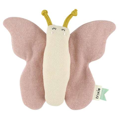Trixie squeeze rattle | butterfly