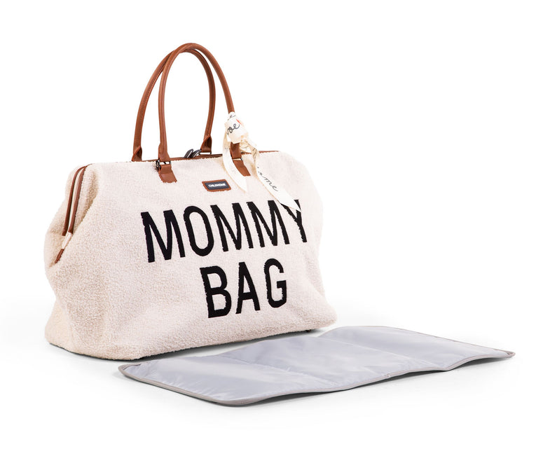 Childhome Weekendbag XL Mommy Bag | Teddy offwhite