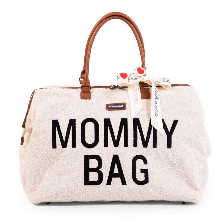 Childhome Weekendbag XL Mommy Bag | Teddy offwhite