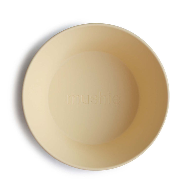 Mushie Set 2 Bowls around | Pale Daffodil
